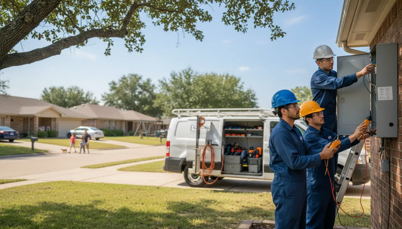 Certified electrician providing emergency electrical services in Port Arthur, TX